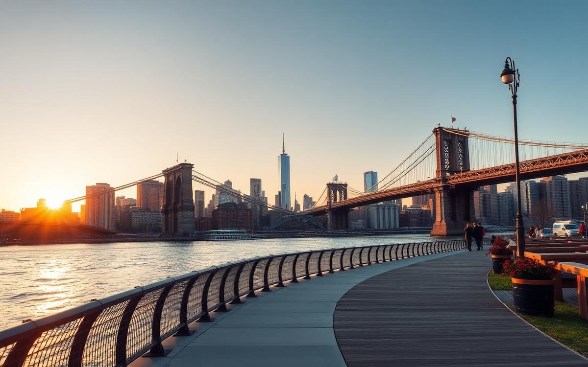 Brooklyn Bridge Park in Brooklyn, New York City